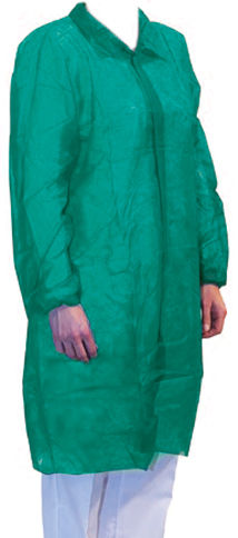 Veste visiteur velcro XXXL vert 5x10pc