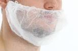 Masque barbe 2 élastiques - blanc - 1000