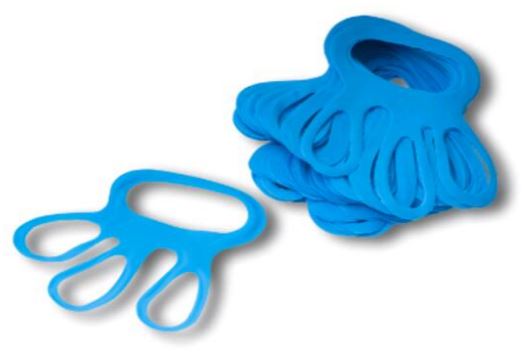 CLEANLINE fixation pour gants - bleu
